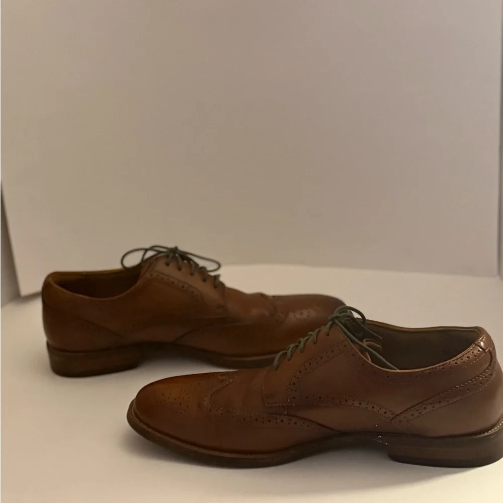 Florsheim Rucci Wingtip Brown Leather Men's Oxfords Size 9.5